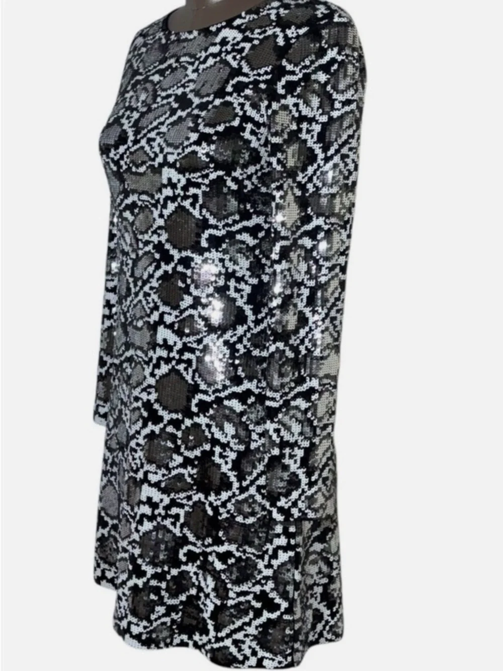 MICHAEL Michael Kors sequined leopard print mini dress i - Picture 4 of 8